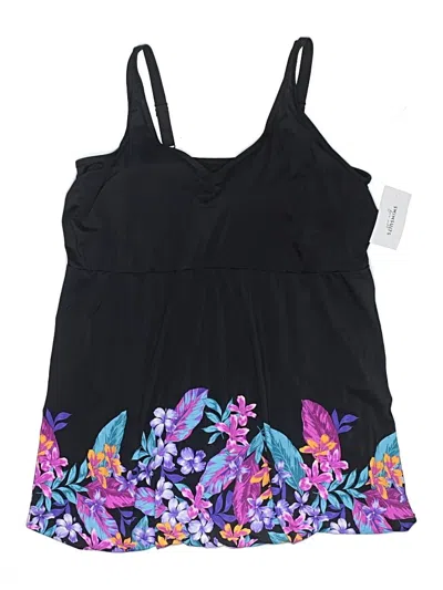 Pre-owned Swimsuits For All Swimsuit Top Black Swimwear