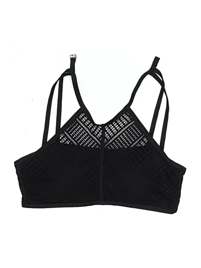 Pre-owned Swimsuits For All Swimsuit Top Black Swimwear