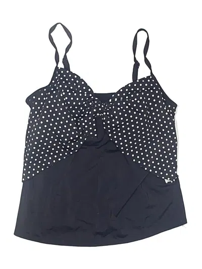 Swimsuits For All Swimsuit Top Blue Stars Pattern Swimwear