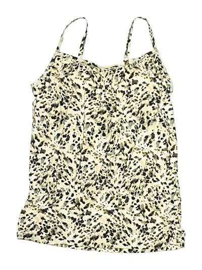 Swimsuits For All Swimsuit Top Gold Animal Print Pattern Swimwear