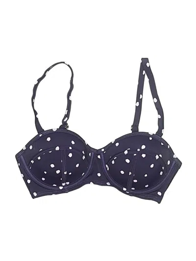 Pre-owned Swimsuits For All Swimsuit Top Purple Stars Pattern Swimwear