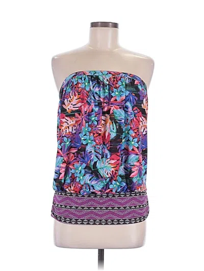 Pre-owned Swimsuits For All Swimsuit Top Purple Swimwear