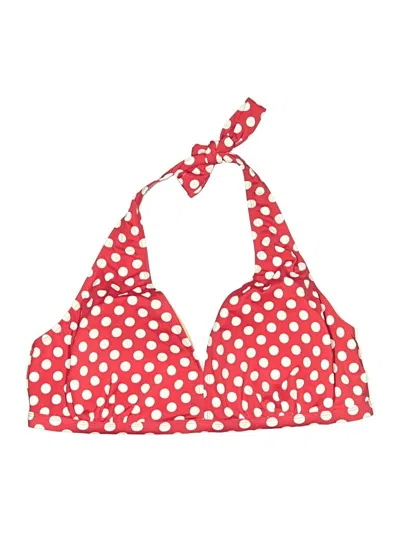 Pre-owned Swimsuits For All Swimsuit Top Red Polka Dots Pattern Swimwear