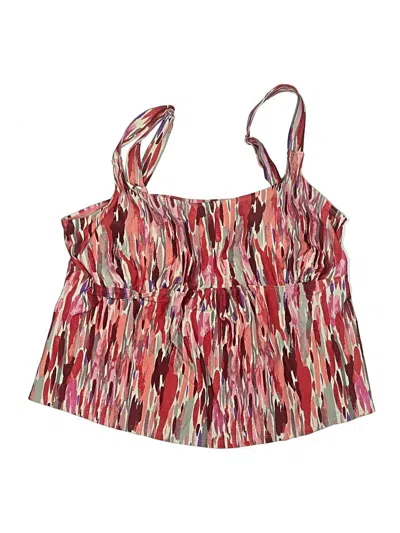 Pre-owned Swimsuits For All Swimsuit Top Red Swimwear