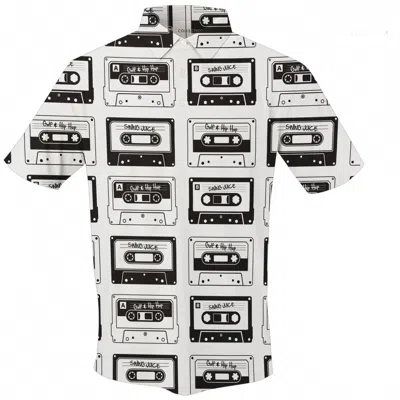 Swingjuice Men's Golf Mixtape Polo In Ivory In Black