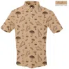 Swingjuice Men's Golf Mushrooms Polo In Tan