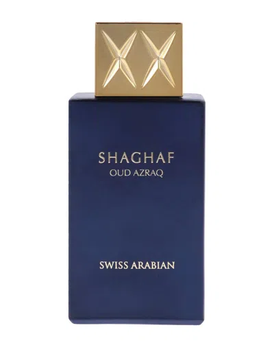 Swiss Arabian Unisex 2.5oz Shaghaf Oud Azraq Edp Spray Limited Edition In Blue