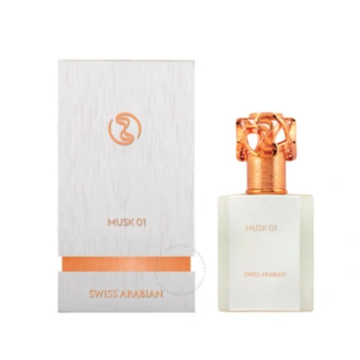 Swiss Arabian Unisex Musk 01 Edp Spray 1.69 oz Fragrances 6295124036798 In Orange / Pink