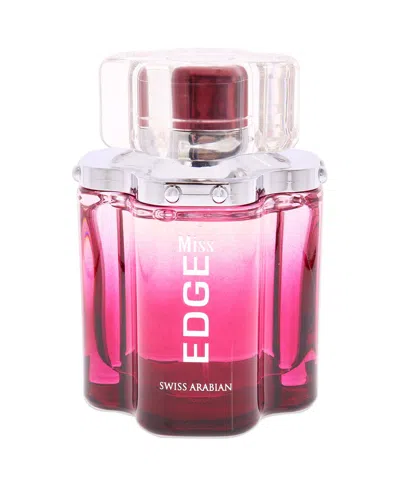 Swiss Arabian Women's 3.4oz Miss Edge Edp Spray In White