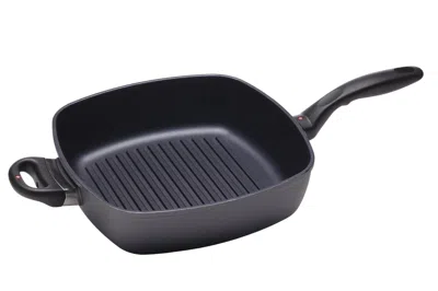 Swiss Diamond 11 X 11" Nonstick Deep Square Grill Pan In Black