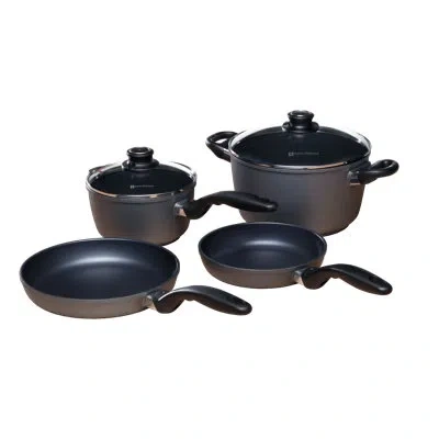 Swiss Diamond 6-piece Aluminum Nonstick Cookware Set In Gray
