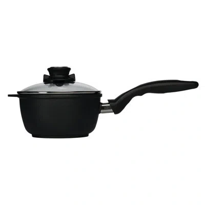 Swiss Diamond Aluminum Sauce Pan With Lid In Gray