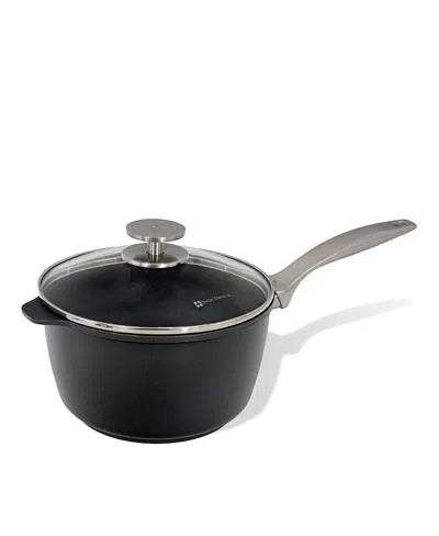 Swiss Diamond Chd Sauce Pan, 3.2 Qt In Black