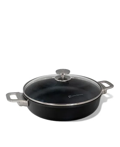 Swiss Diamond Chd Sauteuse, 3.7 Qt In Black