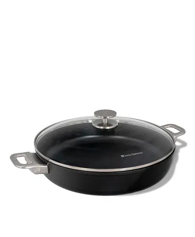 Swiss Diamond Chd Sauteuse, 4.8 Qt In Black