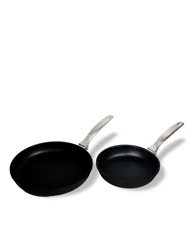 Swiss Diamond Cxd Fry Pan Duo In Black