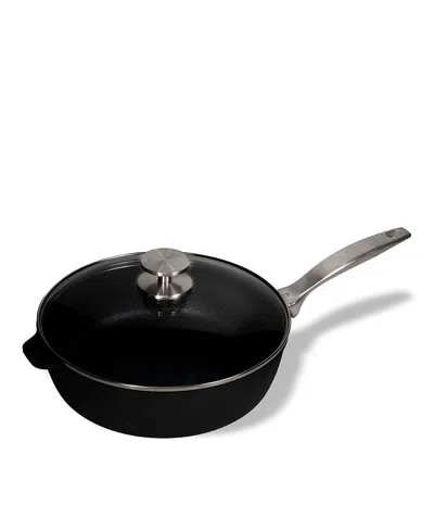 Swiss Diamond Cxd Saute Pan, 3.8 Qt In Black