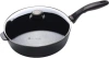 Swiss Diamond Hd Nonstick 3.8 Qt Saute Pan With Glass Lid, Induction In Black