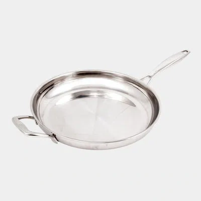 Swiss Diamond Non-stick Frying Pan In Stainless Steel