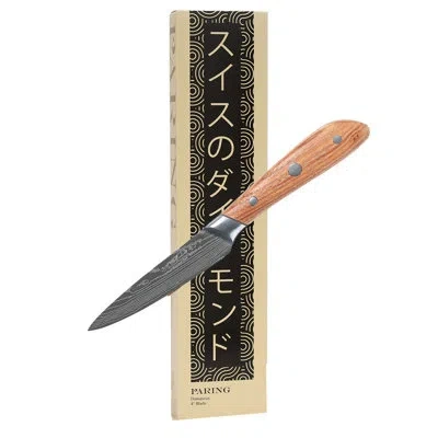 Swiss Diamond Wood Handle 3.25'' Paring Knife In Brown
