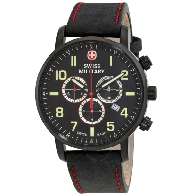Swiss Military Attitude Chrono Chronograph Quartz Black Dial Men's Watch 01.1543.304
