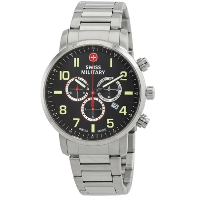 Swiss Military Attitude Chronograph Quartz Black Dial Men's Watch 01.1543.302
