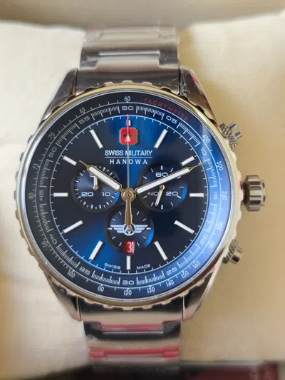 Pre-owned Swiss Military Hanowa Afterburn Sapphire Chronograph Men's Watch Smwgi0000304