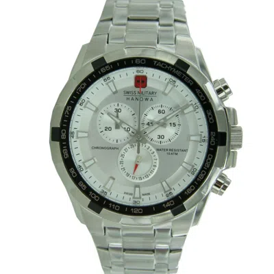 Pre-owned Swiss Military Hanowa Men's Watch Chrono 06-5272.04.001 Stainless Steel