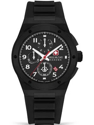 Pre-owned Swiss Military Hanowa Smwgo2102030 Sonoran Chrono 43mm 10atm