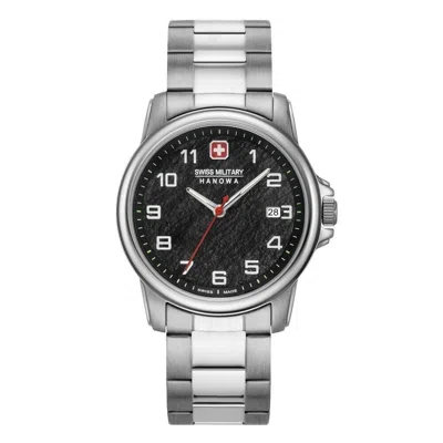 Pre-owned Swiss Military Hanowa Swiss Made Blue Dial Watch Sapphire 06-5231.7.04.007