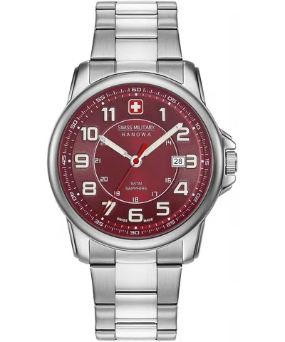 Pre-owned Swiss Military Hanowa Swiss Made Men's Watch Sapphire Glass 43 Mm 06-5330.04.004
