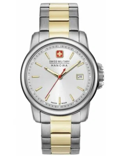 Pre-owned Swiss Military Hanowa Swiss Made Quartz Mens Watch Sapphire Glass 06-5230.7.55