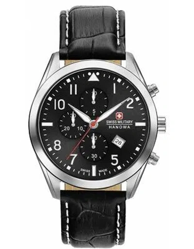 Pre-owned Swiss Military Hanowa Swiss Made Mens Watch With Sapphire Glass 06-4316.04.007