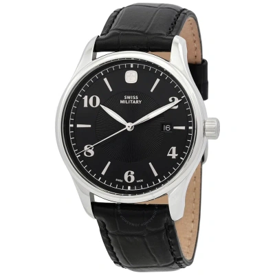 Swiss Military Quartz Black Dial Men's Watch 01.9041.301c