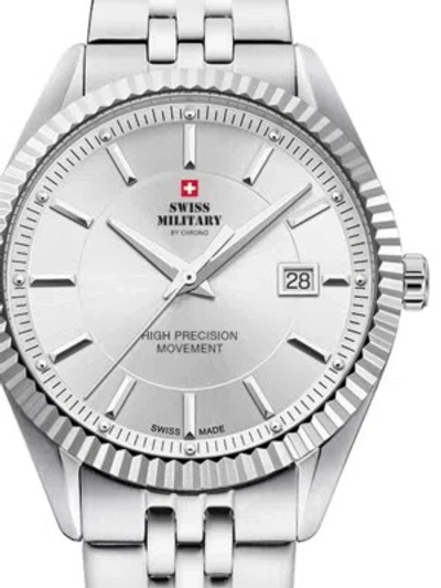 Pre-owned Swiss Military Sm34065.02 Mens Watch 40mm 5atm