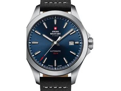 Pre-owned Swiss Military Sma34077.08 Automatic Men's Watch 42mm 100m Watch