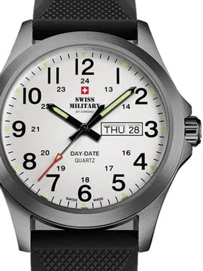 Pre-owned Swiss Military Smp36040.21 Mens Watch 42mm 5atm