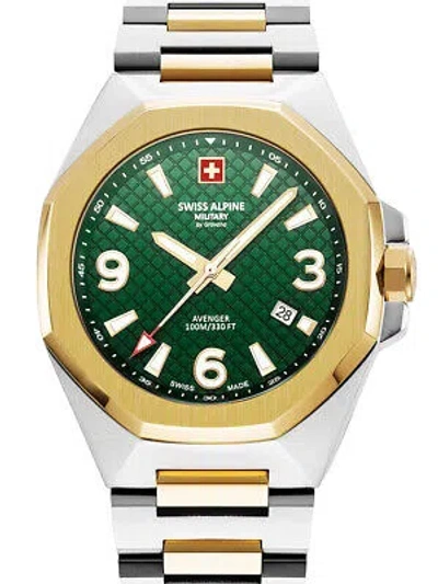 Pre-owned Swiss Military Swiss Alpine Military 7005.1144 Typhoon Mens Watch 42mm