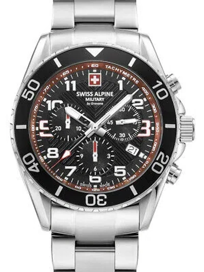 Pre-owned Swiss Military Swiss Alpine Military 7029.9136 Raptor Mens Chronograph 42mm