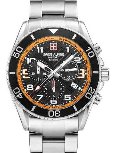 Pre-owned Swiss Military Swiss Alpine Military 7029.9139 Raptor Mens Chronograph 42mm