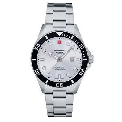 Pre-owned Swiss Military Swiss Alpine Military Men's Watch Analog Automatic 7095.2132sam Stainless Steel