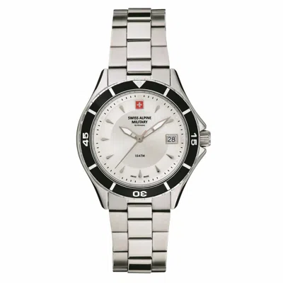 Pre-owned Swiss Military Swiss Alpine Military Women's Watch Analog Quartz 7740.1132sam Stainless Steel