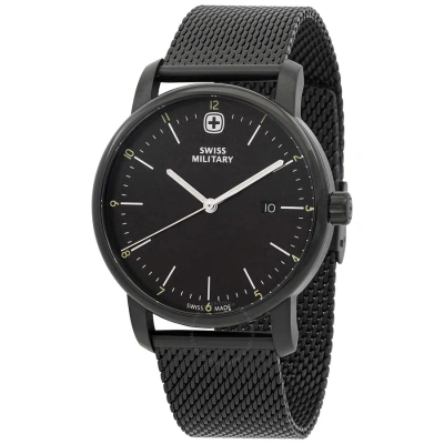 Swiss Military Urban Classic Quartz Black Dial Men's Watch 01.1741.337