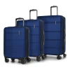 Swiss Mobility Lax 3 Piece Hardside Luggage Set In Blue