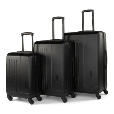 Swiss Mobility San Collection 3 Piece Hardside Luggage Set In Black