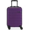Swiss Mobility Sea Collection Hardside Carry-on Luggage In Purple