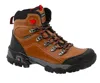Swissbrand Hiking Leather Boots By  Alpes In Gold