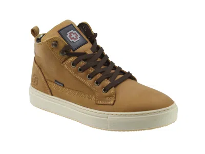 Swissbrand Leather High-top Sneakers By  In Brown