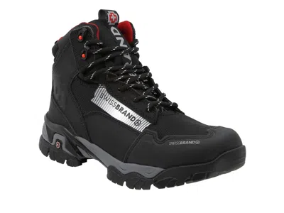 Swissbrand Lightweight Hiking Boots In Black