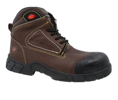 Swissbrand Men's Gladiator Work Boots In Brown